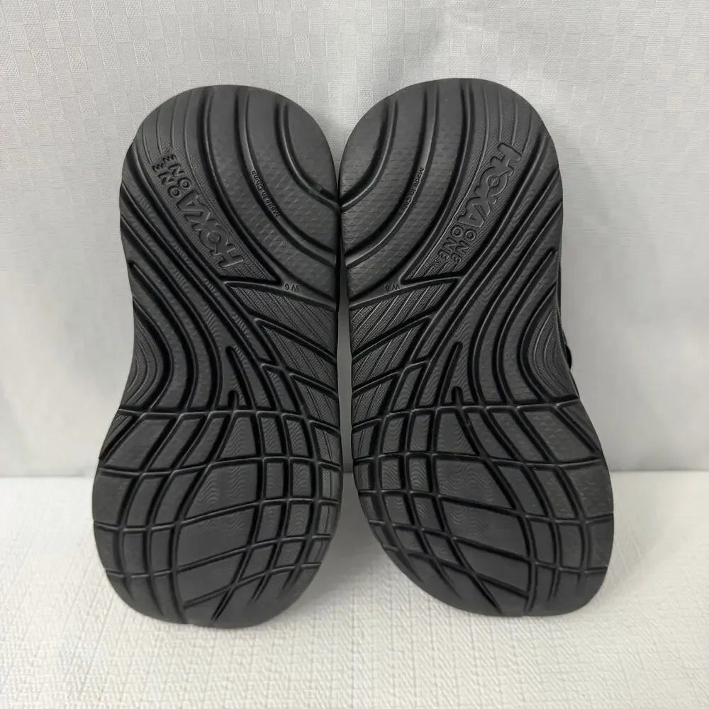 Hoka One One Ora Recovery Flip Flops Women’s Size 6 Black Slip On